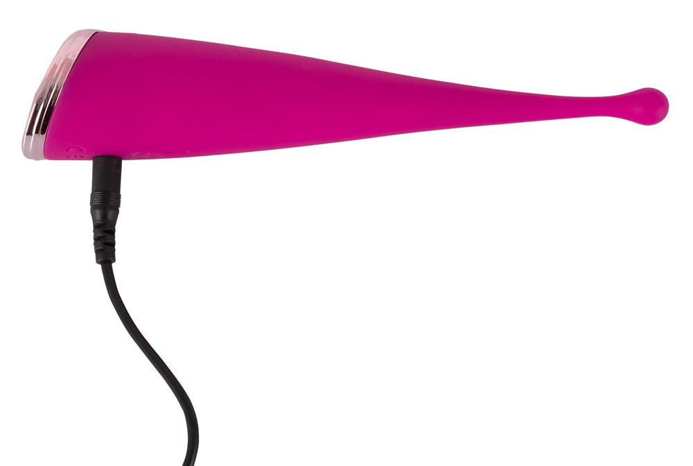 Vibrator USB cu punct din silicon Couples Choice 17,5 cm