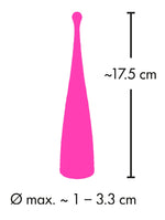 Vibrator USB cu punct din silicon Couples Choice 17,5 cm