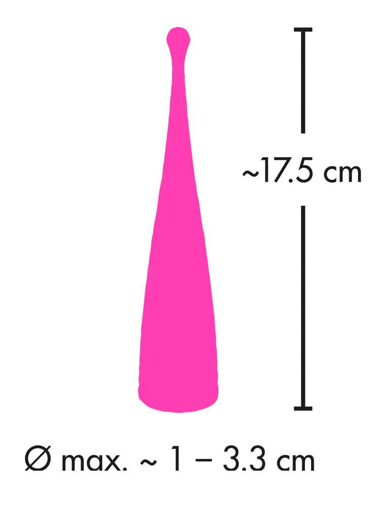 Vibrator USB cu punct din silicon Couples Choice 17,5 cm