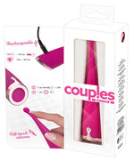 Vibrator USB cu punct din silicon Couples Choice 17,5 cm
