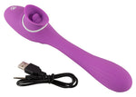 Vibrator flexibil cu 2 funcții