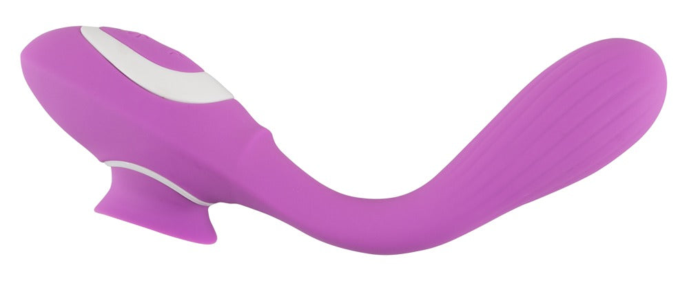 Vibrator flexibil cu 2 funcții
