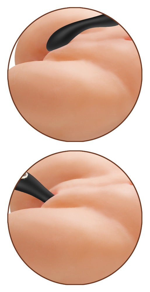 Vibrator Cleopatra din silicon pentru punctul G, 19,7 cm, USB
