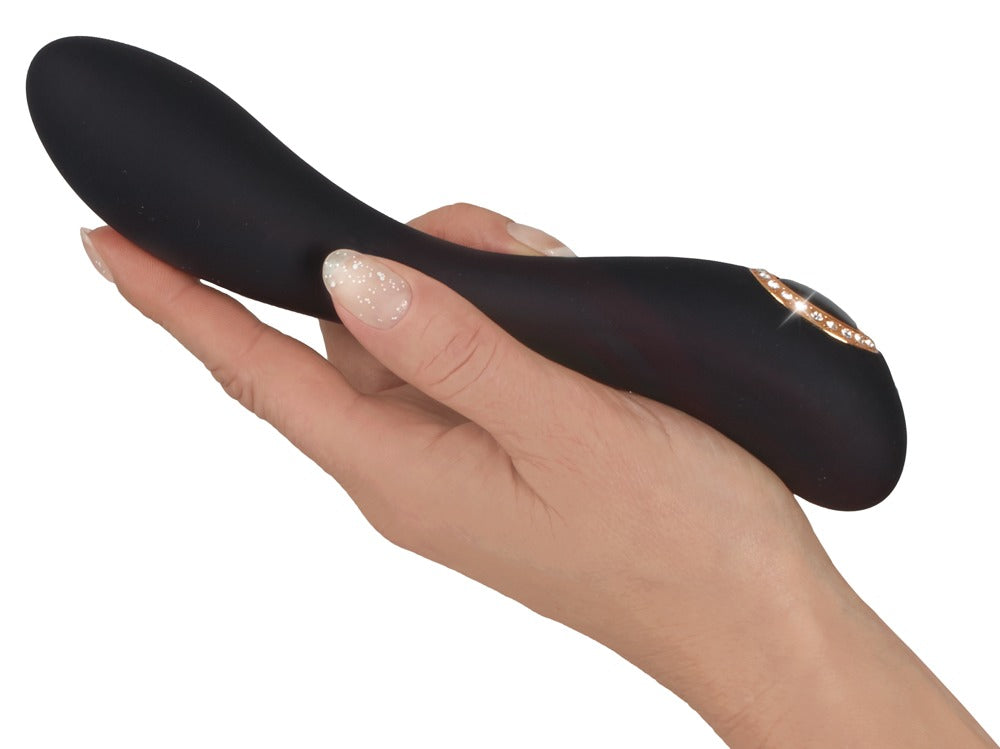 Vibrator Cleopatra din silicon pentru punctul G, 19,7 cm, USB