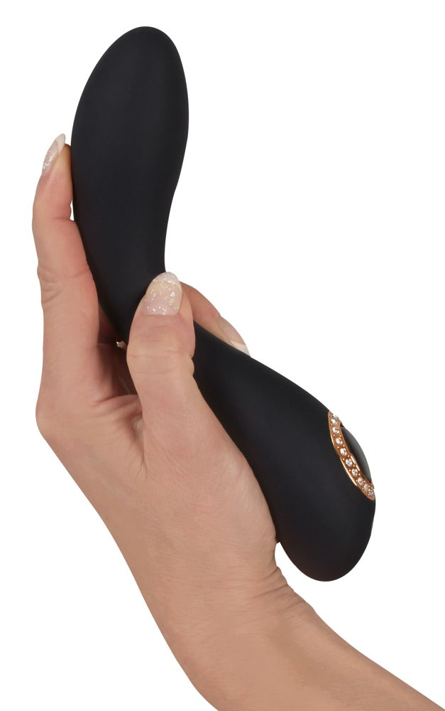 Vibrator Cleopatra din silicon pentru punctul G, 19,7 cm, USB