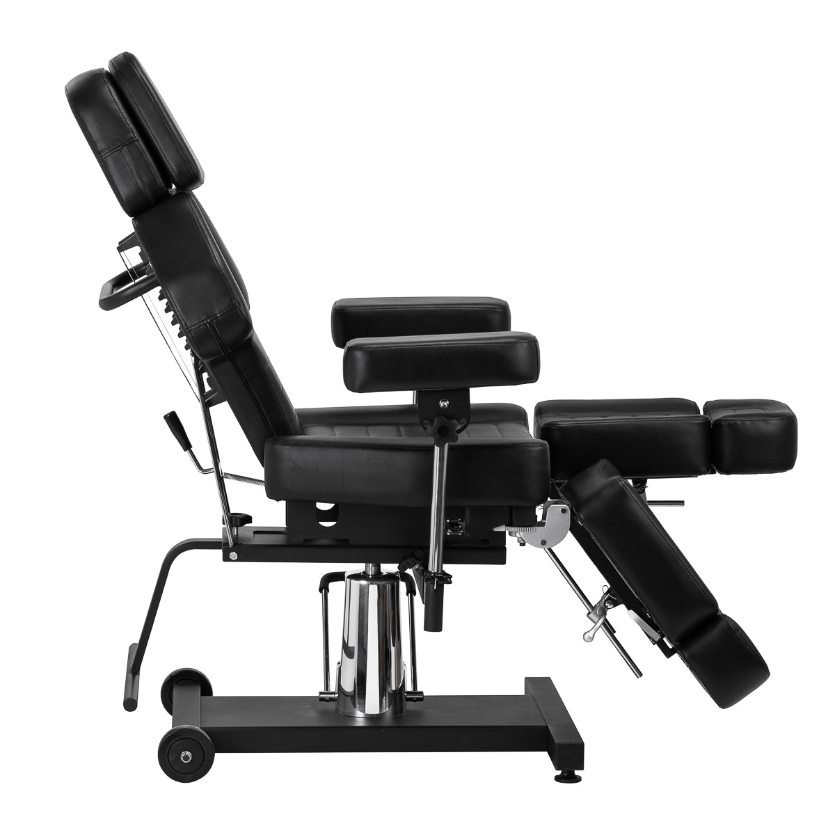 Scaun hidraulic pentru tatuaje Pro Ink 601A, negru
