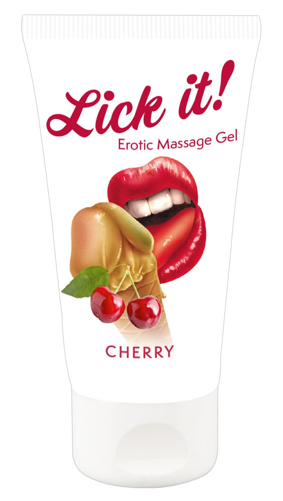 Linge-l! Gel de masaj erotic vegan cu cireșe 50 ml