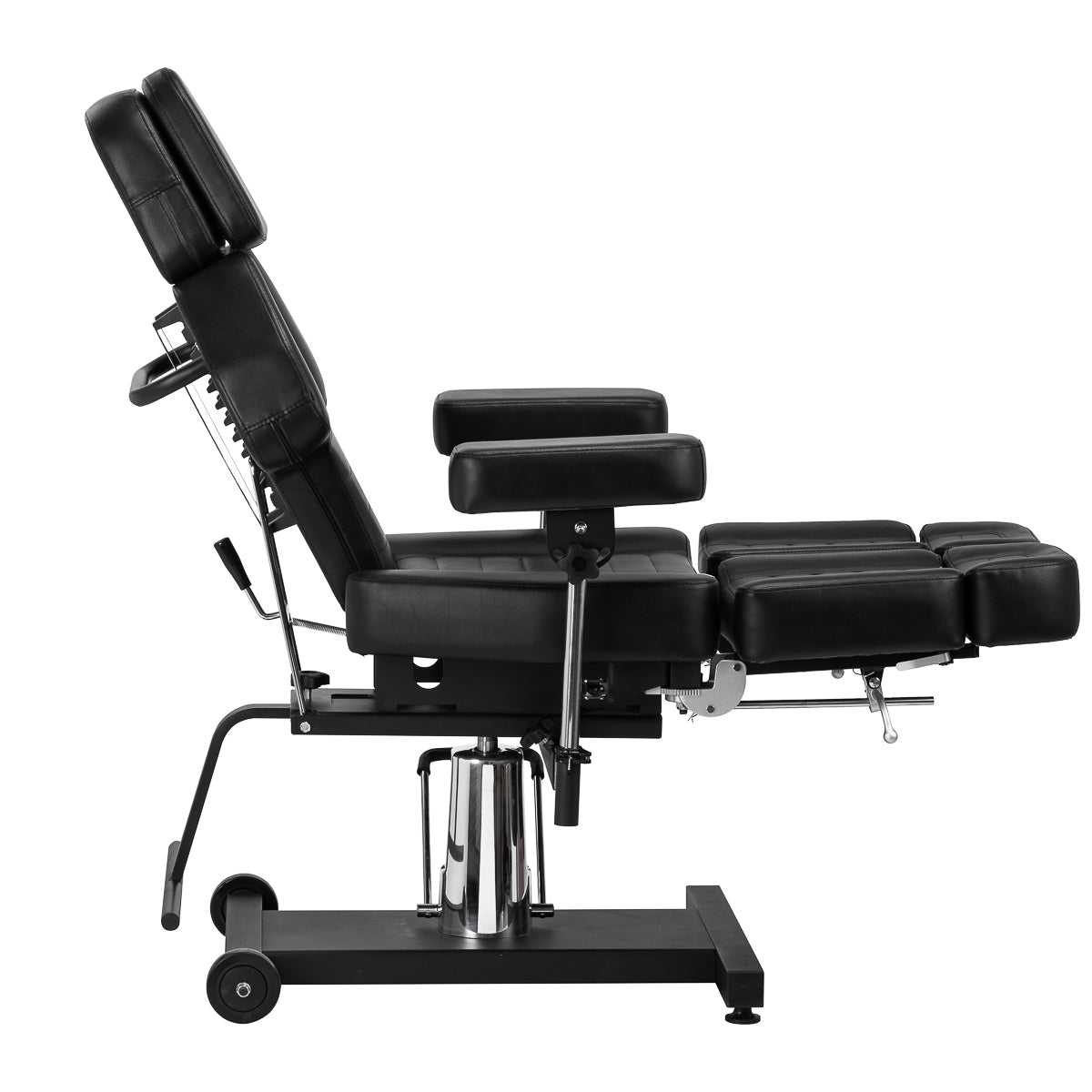 Scaun hidraulic pentru tatuaje Pro Ink 601A, negru