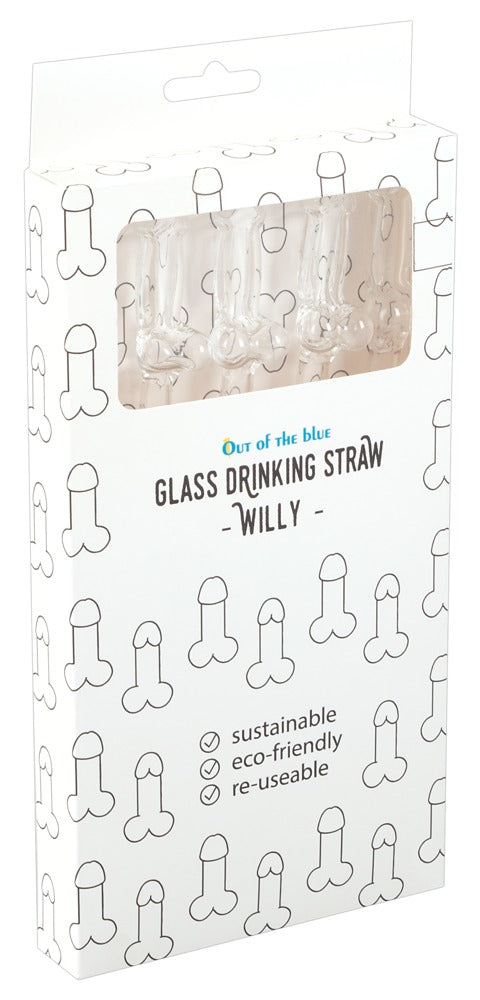 Paie de băut Willy Glass 21,5 cm 4 bucăți