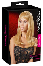 Perucă lungă blondă Cottelli Accessoires 45 cm
