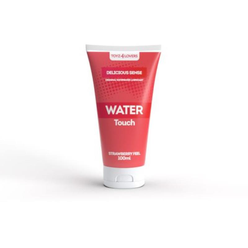 Lubrifiant pe bază de apă cu aromă de căpșuni Lube4lovers Water Touch 100ml