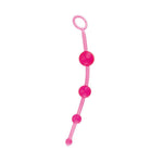 Lanț anal cu mărgele Timeless Jelly 4 Toyz4lovers roz