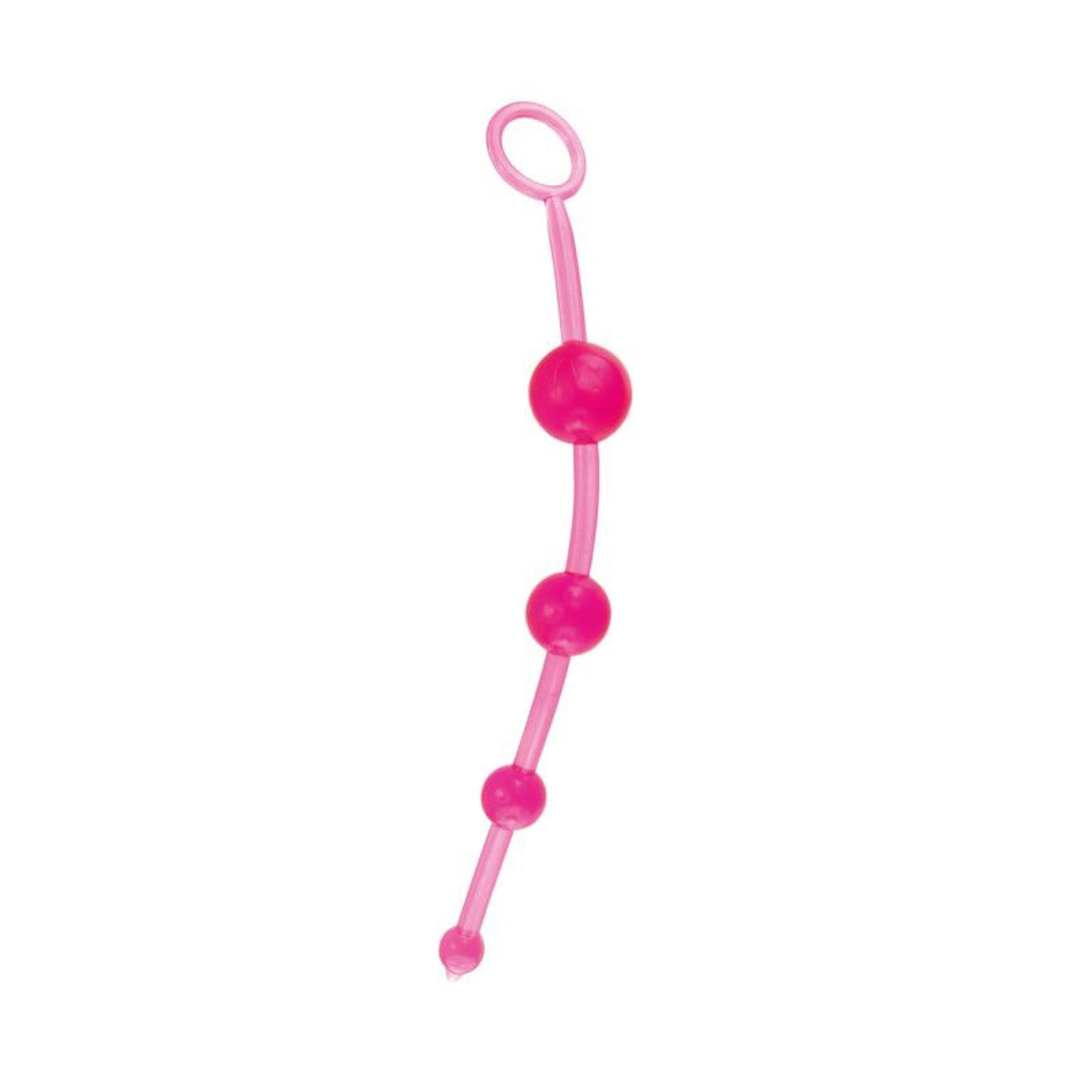 Lanț anal cu mărgele Timeless Jelly 4 Toyz4lovers roz