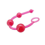 Lanț anal cu mărgele Timeless Jelly 4 Toyz4lovers roz