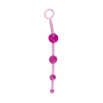 Bile anale Timeless Jelly, violet, 4 bile din PVC