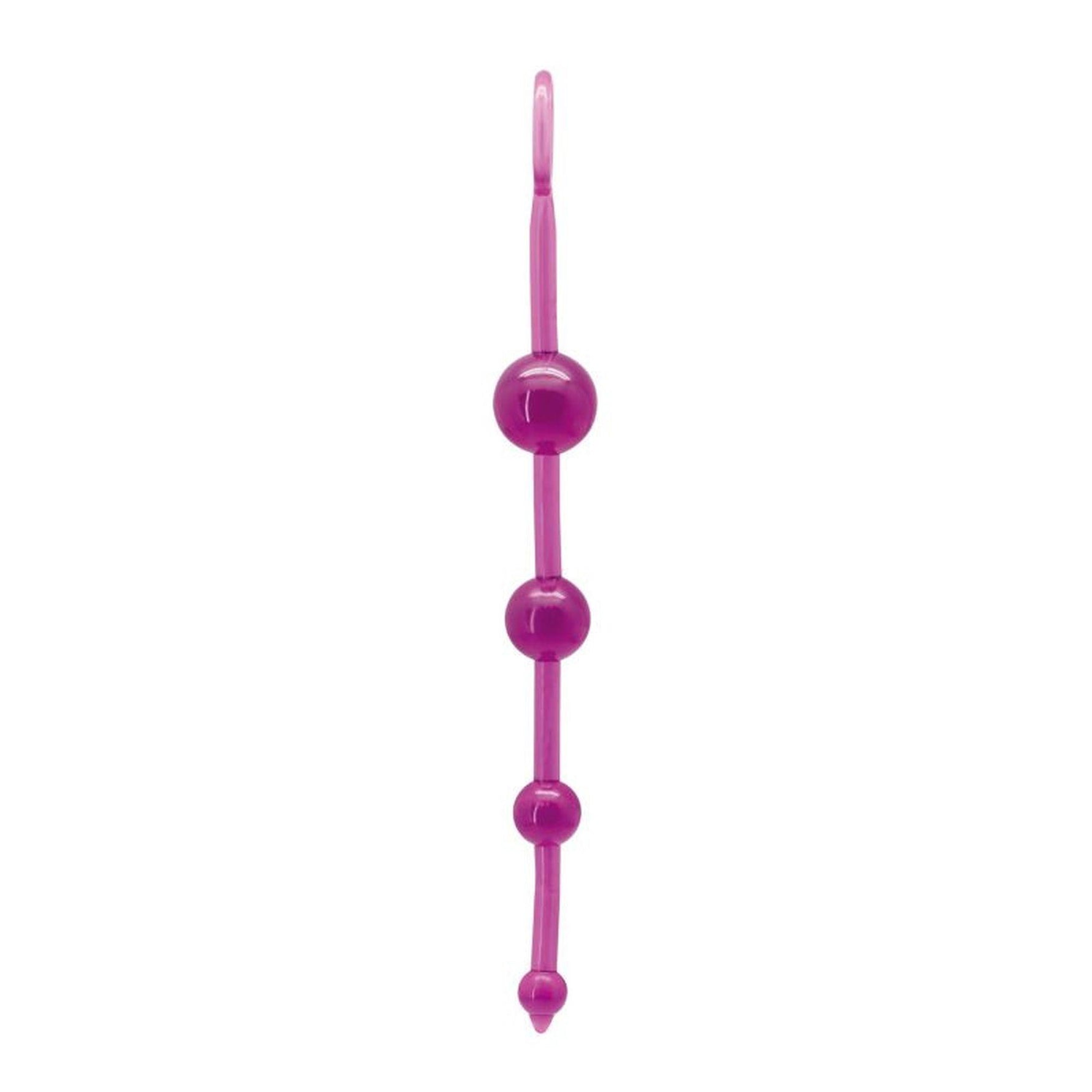 Bile anale Timeless Jelly, violet, 4 bile din PVC