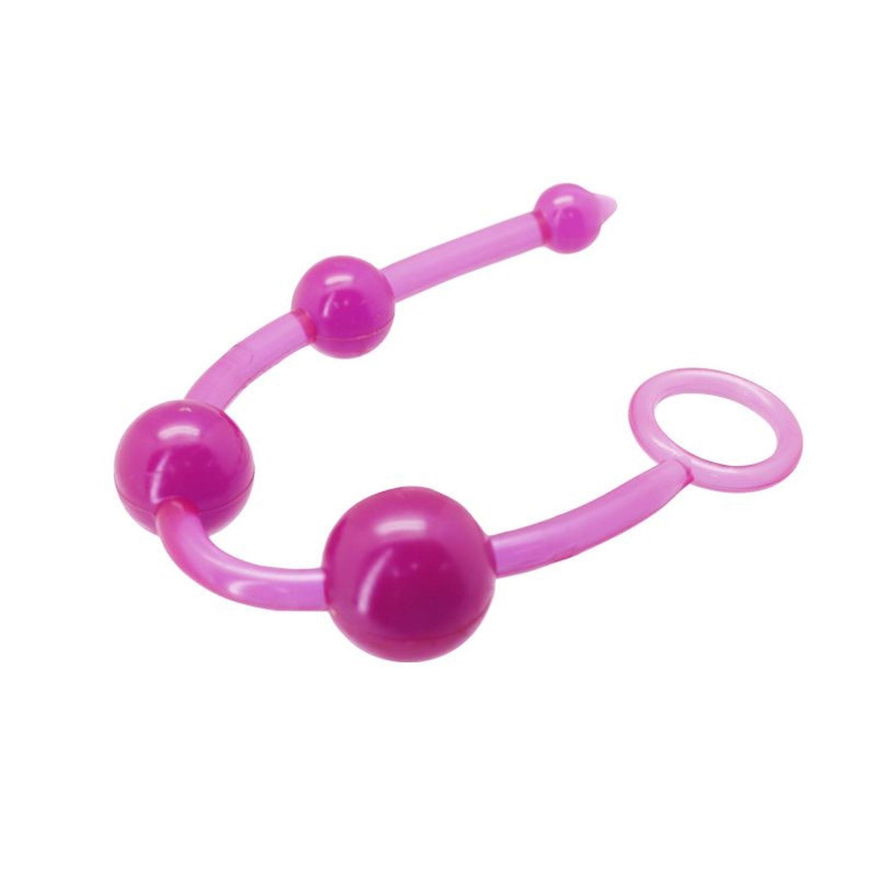 Bile anale Timeless Jelly, violet, 4 bile din PVC