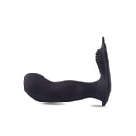 Masaj vibrant pentru prostată Toyz4Lovers, silicon, negru, 12 cm, cu telecomandă