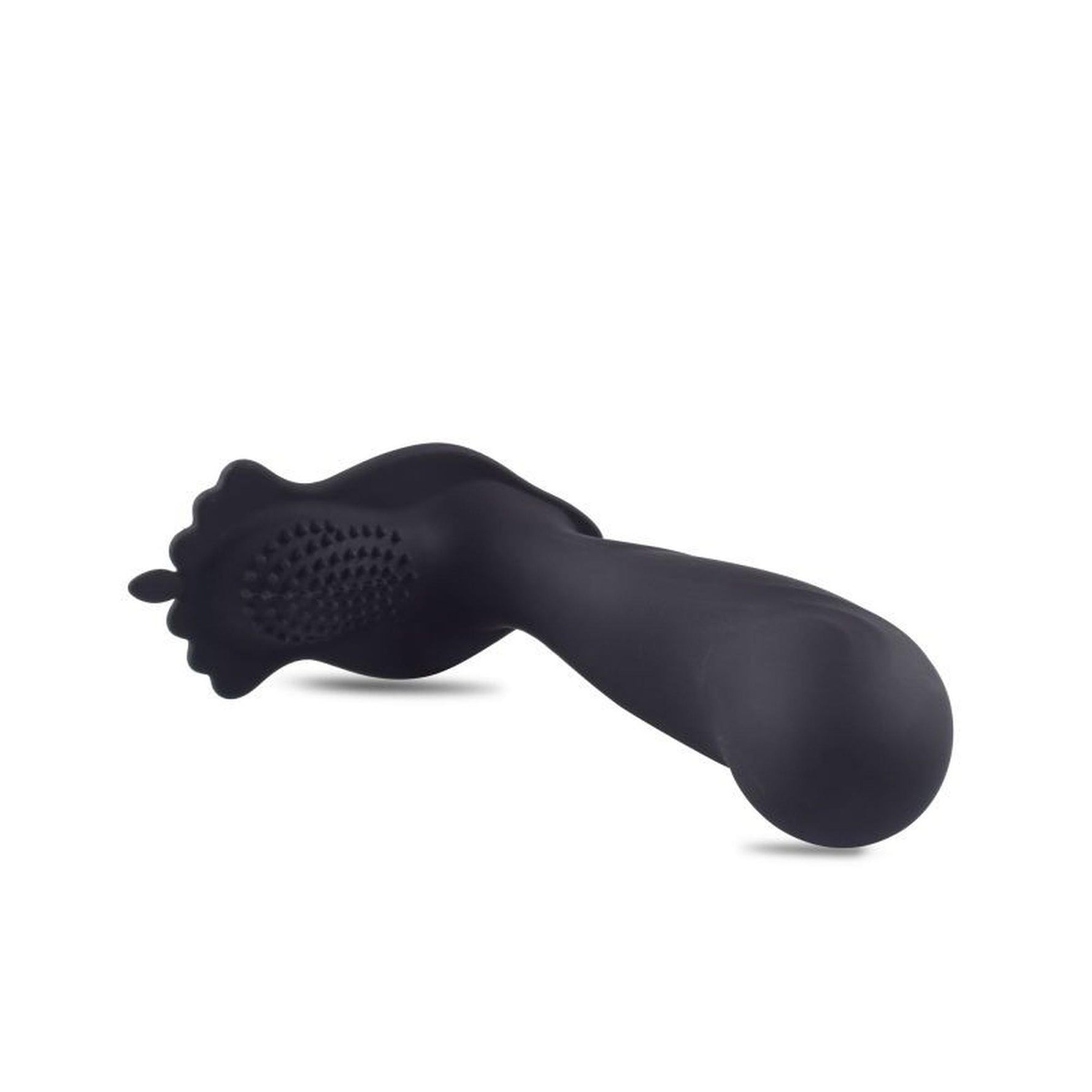 Masaj vibrant pentru prostată Toyz4Lovers, silicon, negru, 12 cm, cu telecomandă