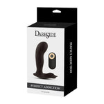 Masaj vibrant pentru prostată Toyz4Lovers, silicon, negru, 12 cm, cu telecomandă