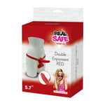 Curea dublă Real Safe, roșie, 14,5 cm
