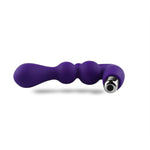 Masaj vibrant pentru prostată din silicon, violet, 15,5 cm
