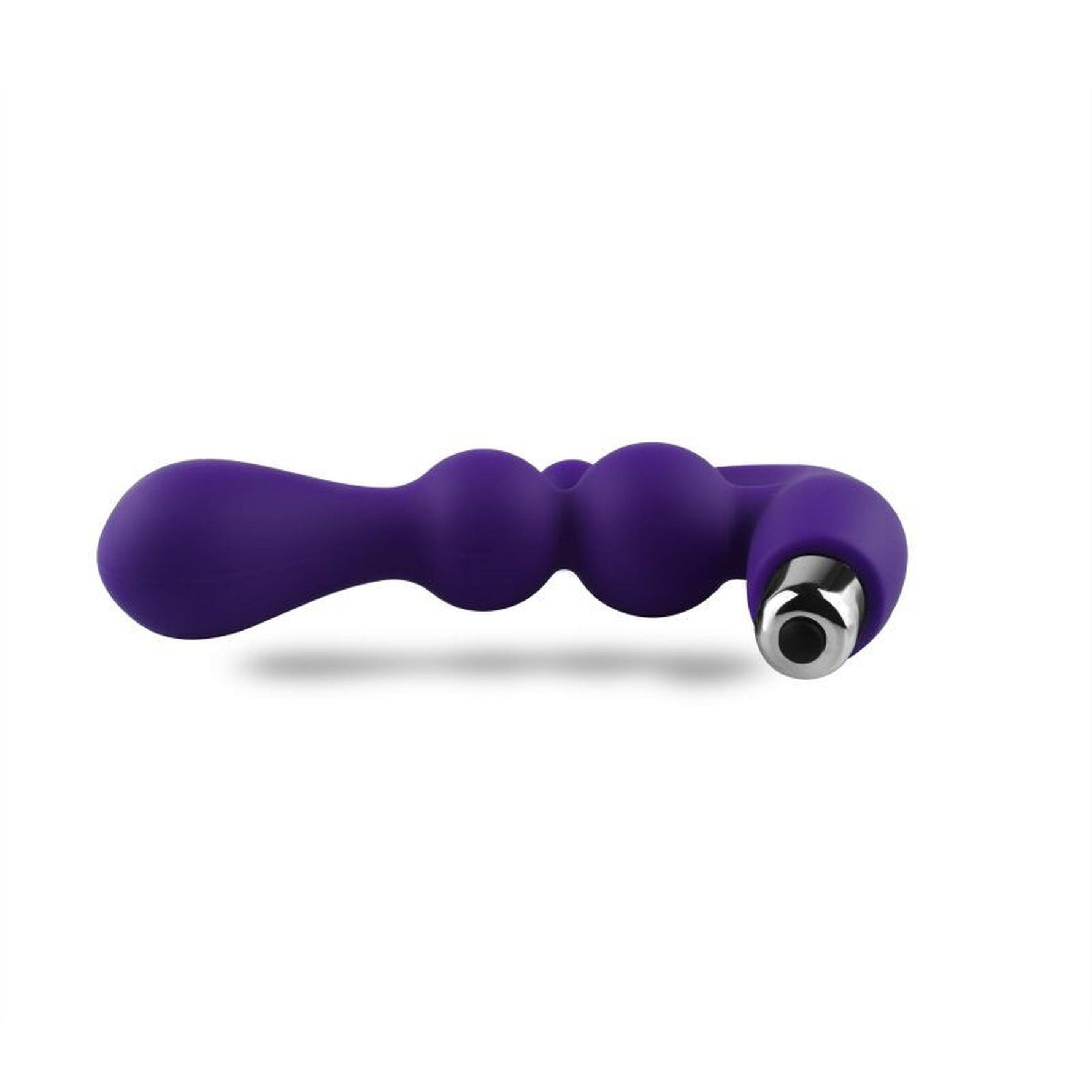 Masaj vibrant pentru prostată din silicon, violet, 15,5 cm