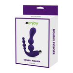 Masaj vibrant pentru prostată din silicon, violet, 15,5 cm