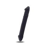 Dildo dublu din silicon Double Joy de la Toyz4lovers, negru, 23 cm