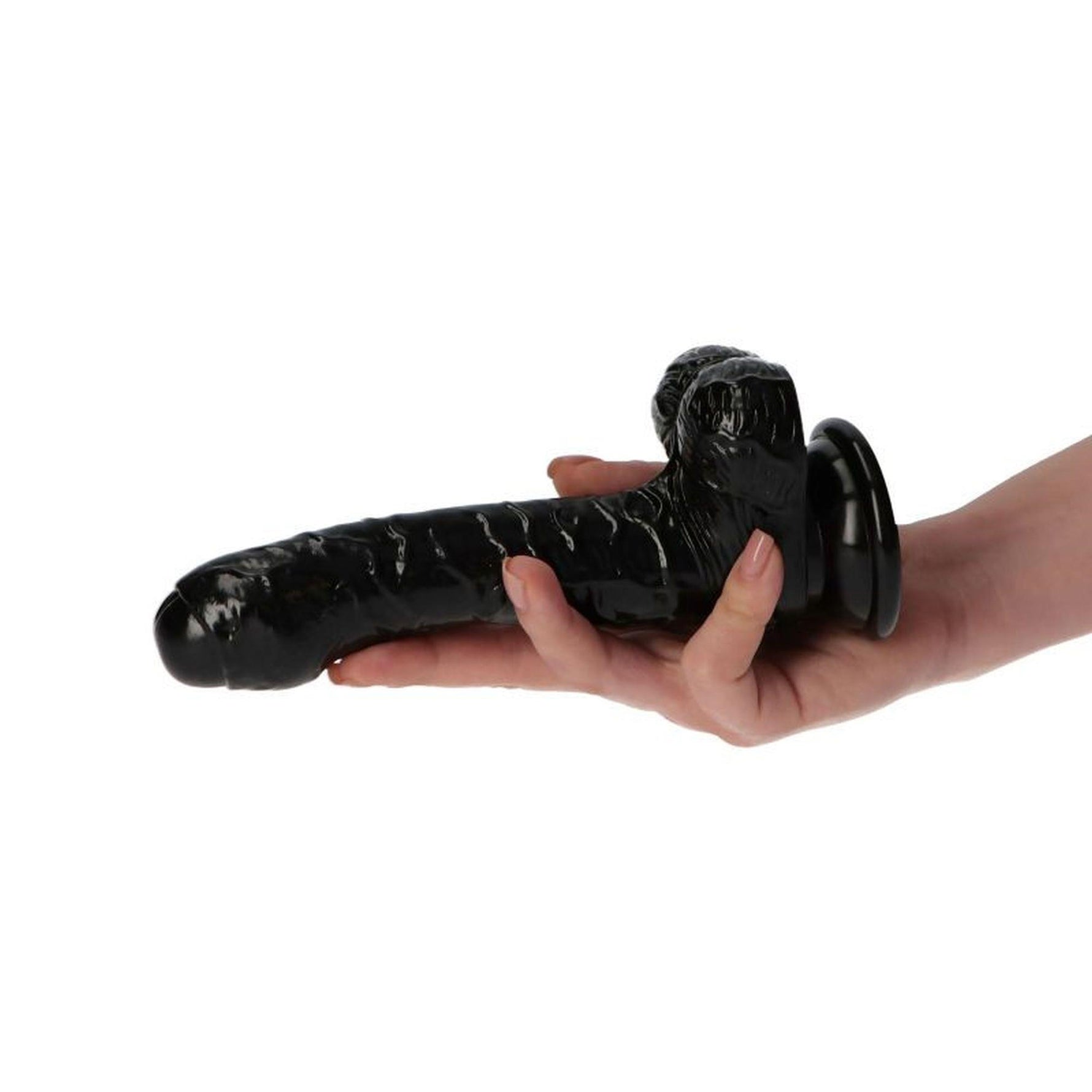 Dildo realist italian cu penis Toyz4lovers negru 16 cm