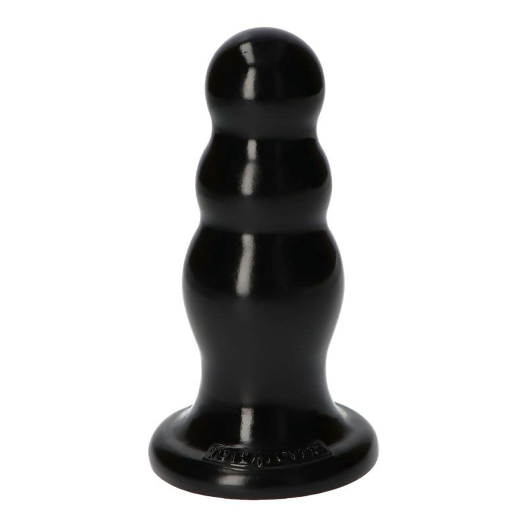 Plug anal Toyz4lovers cu testicule negru 15 cm