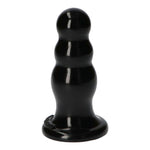 Plug anal Toyz4lovers cu testicule negru 15 cm
