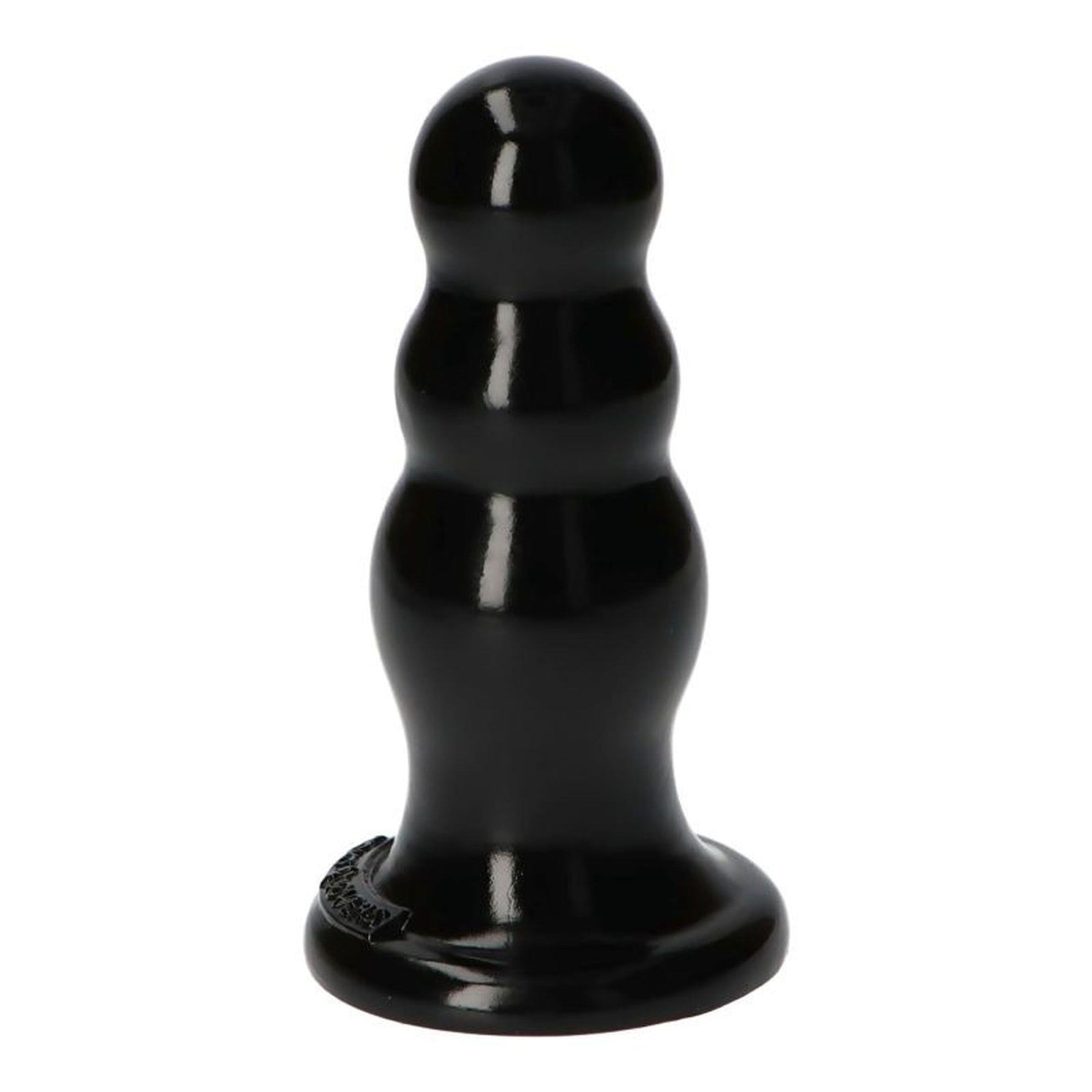 Plug anal Toyz4lovers cu testicule negru 15 cm