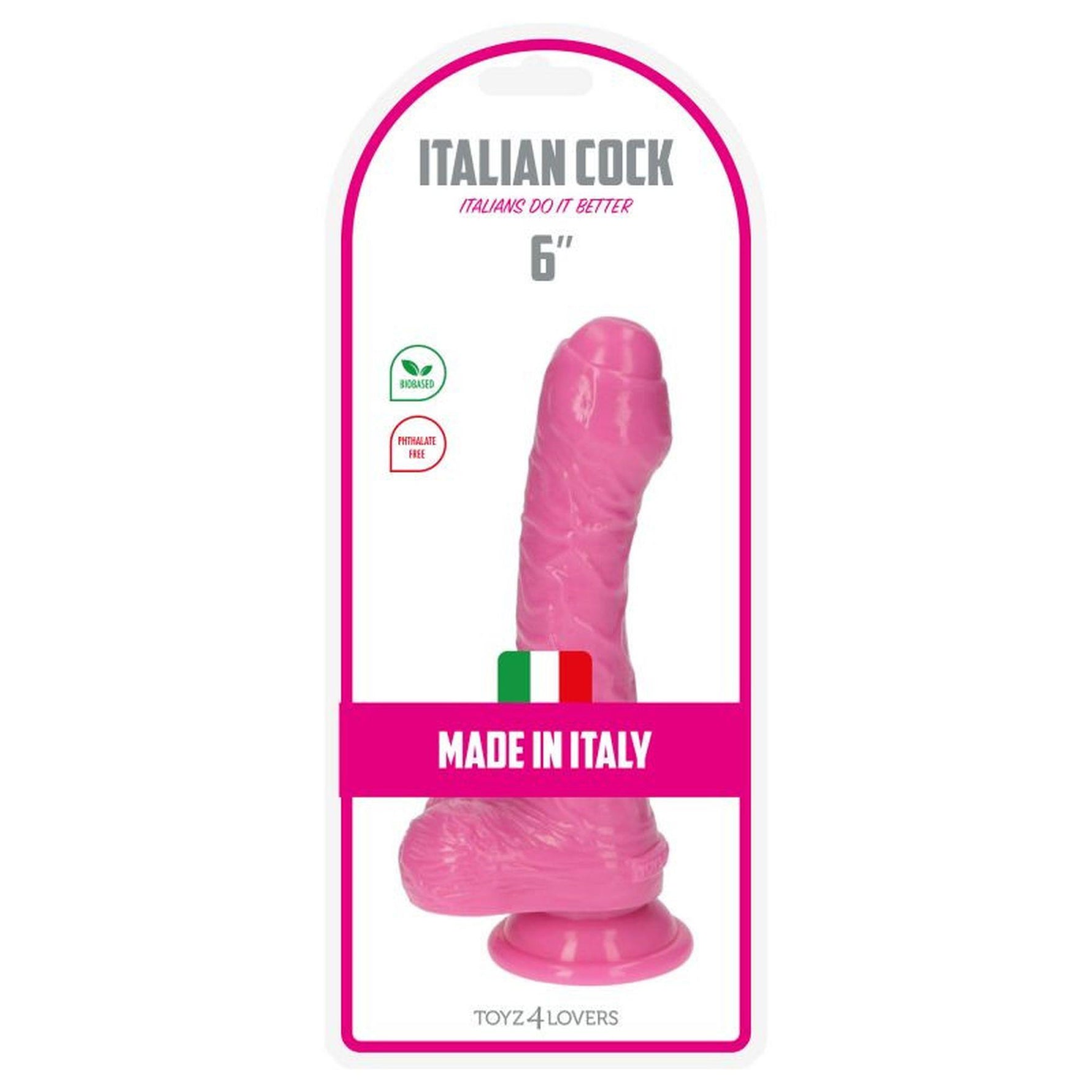 Dildo realist Toyz4lovers Eros roz 16 cm PVC