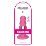 Plug anal Olmo Toyz4lovers cu testicule roz 15 cm
