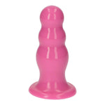 Plug anal Olmo Toyz4lovers cu testicule roz 15 cm