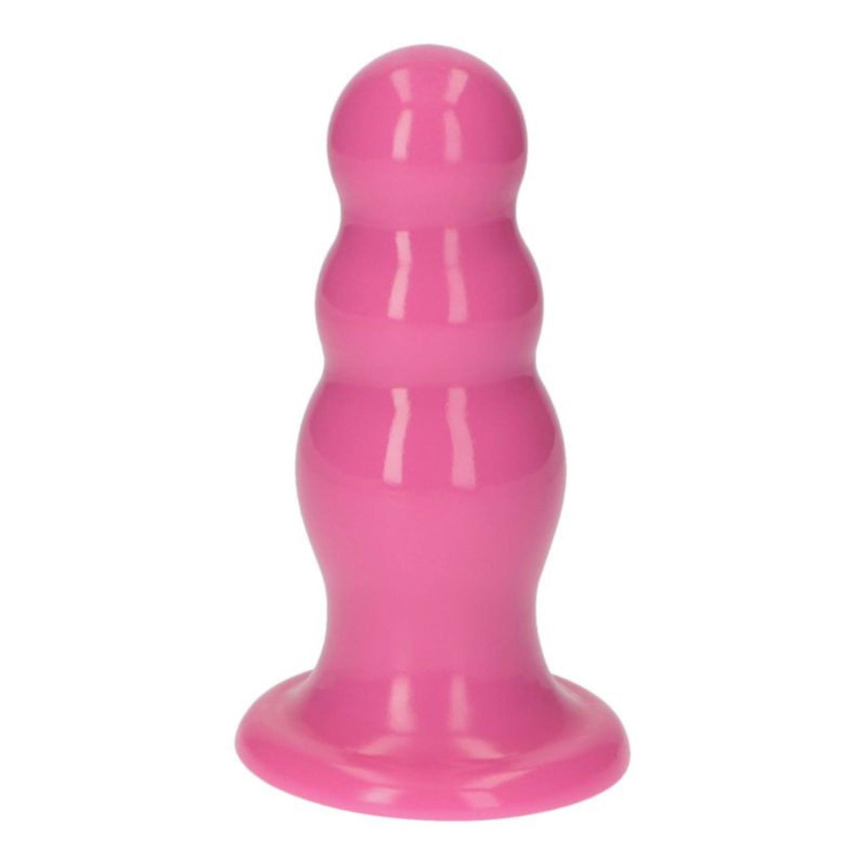 Plug anal Olmo Toyz4lovers cu testicule roz 15 cm