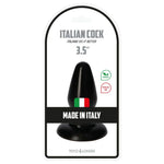Plug anal italian pentru penis Toyz4lovers negru 9,5 cm