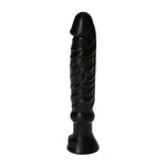 Dildo realist Toyz4lovers cu penis italian, negru, 10,5 cm