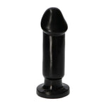 Dildo anal cu ventuză Toyz4lovers Caio, negru, 13 cm