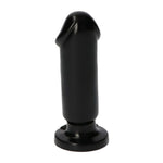 Dildo anal cu ventuză Toyz4lovers Caio, negru, 13 cm