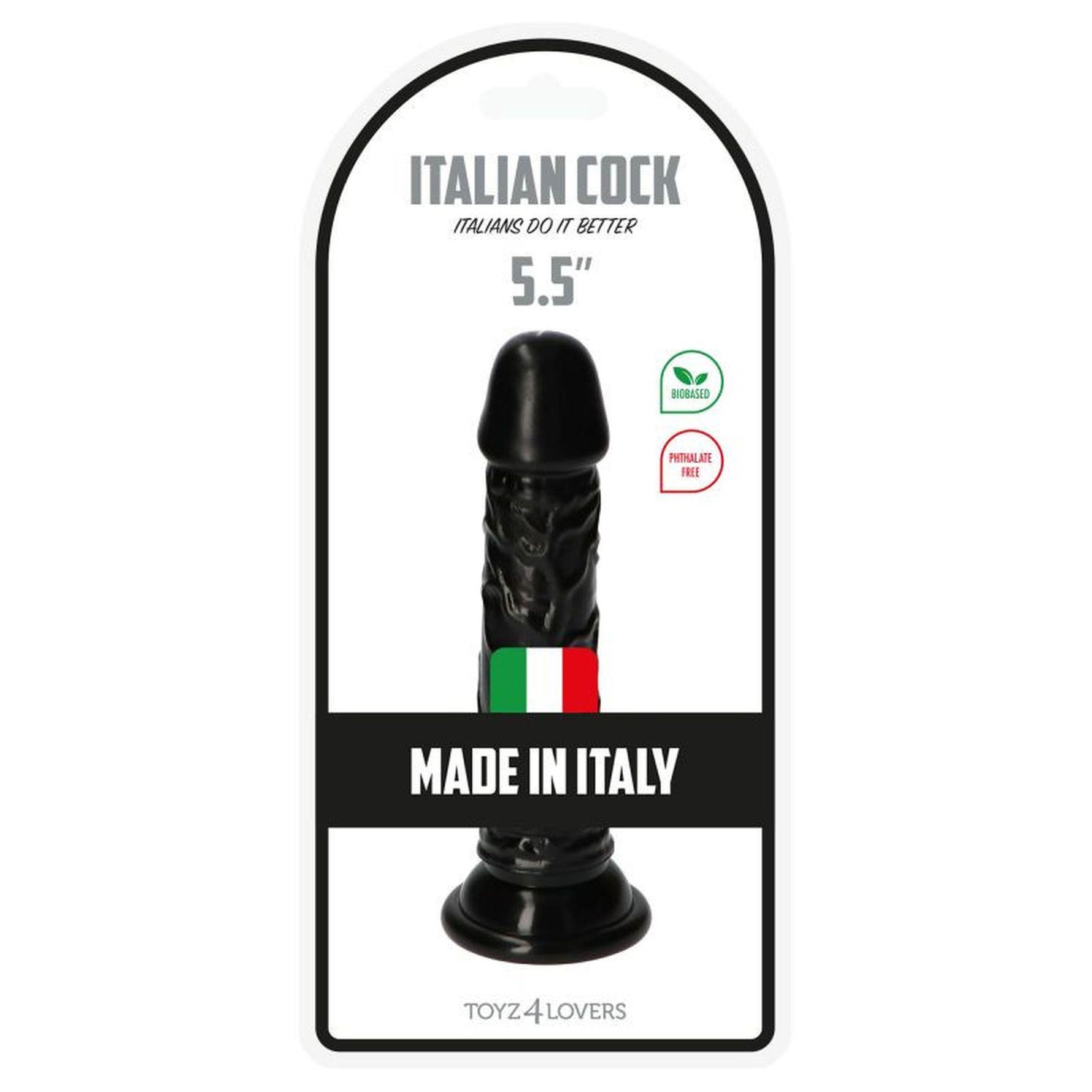 Dildo realist Rino Toyz4lovers negru 14 cm cu ventuză