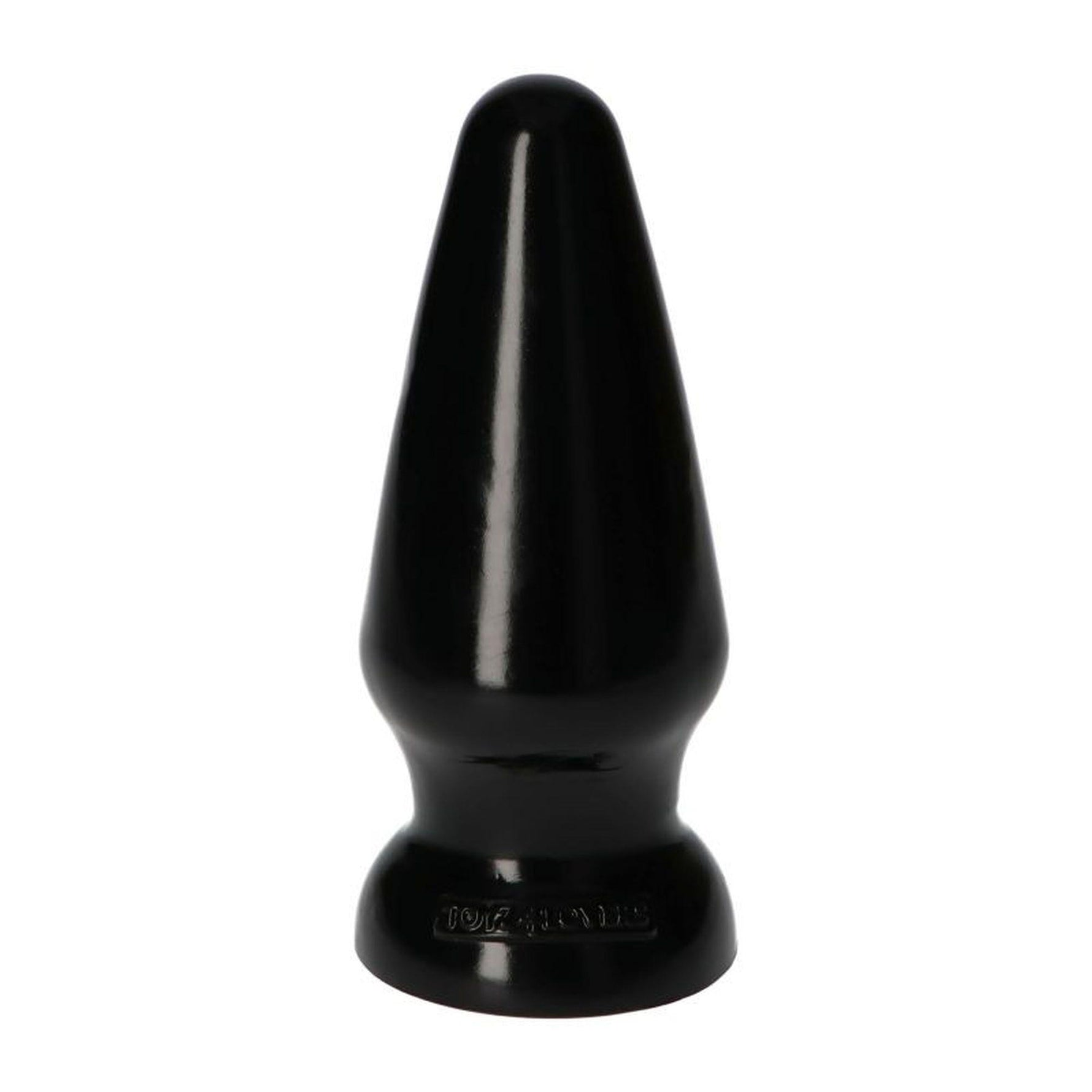 Dop anal italian pentru penis Toyz4lovers PVC negru 16,5 cm