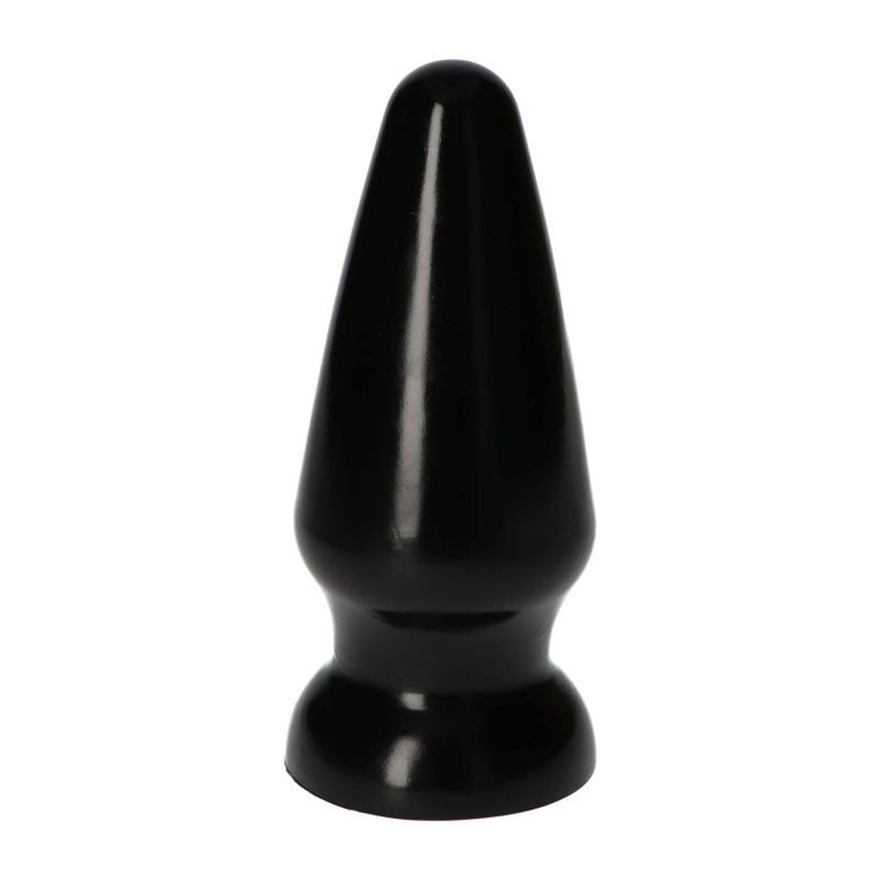 Dop anal italian pentru penis Toyz4lovers PVC negru 16,5 cm