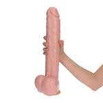 Dildo gigant italian cu penis Toyz4lovers, culoarea pielii, 40 cm