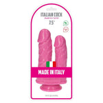 Dildo dublu Romolo e Remo roz 18,5 cm