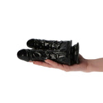 Dildo dublu Toyz4lovers cu ventuză negru 155 cm
