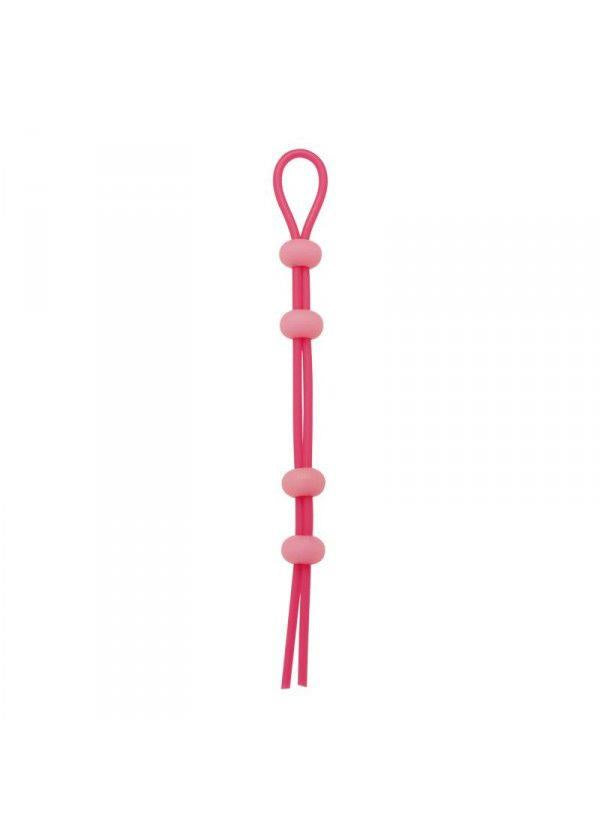 Inel de penis reglabil din silicon Toyz4lovers cu mărgele