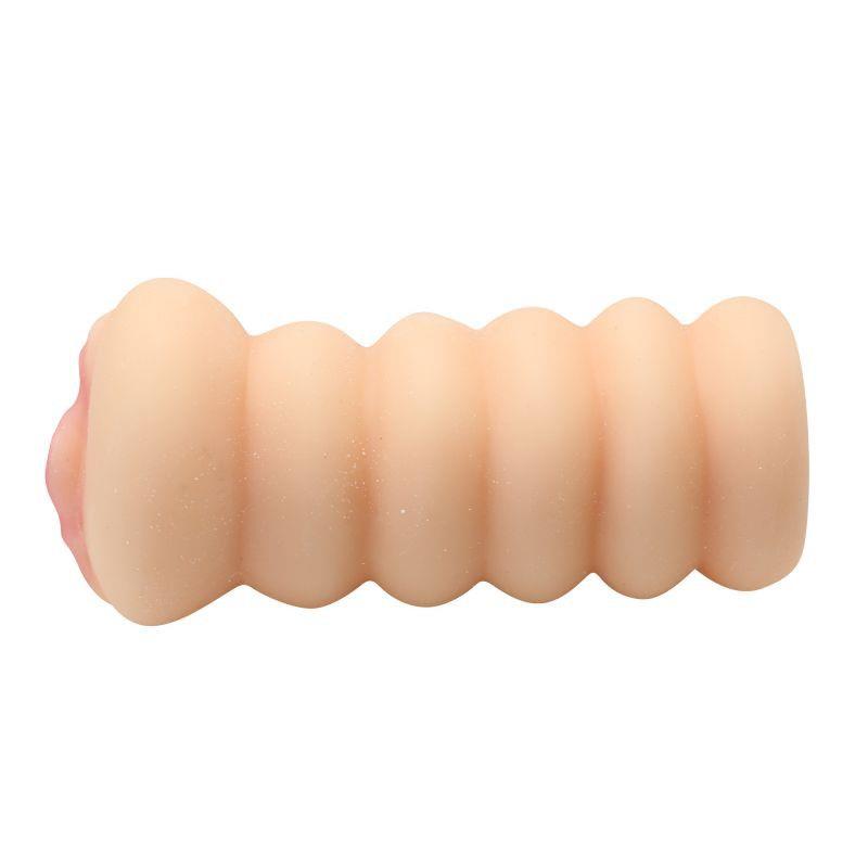 Masturbator vaginal extensibil Toyz4lovers, 15,5 cm, din piele