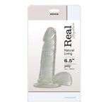Dildo cu gel transparent Real Rapture 16 cm